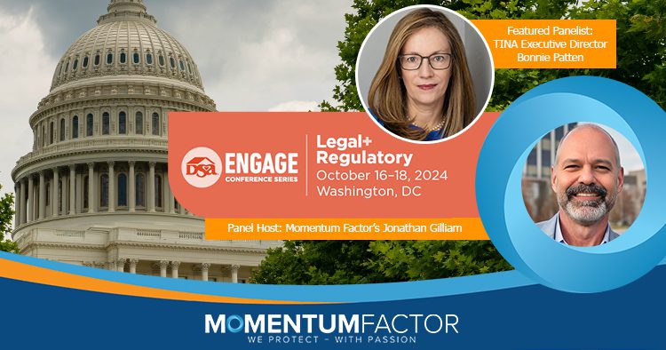 Momentum Factor is a proud sponsor of the 2024 DSA Legal & Regulatory Seminar where Founder & CEO Jonathan Gilliam will serve as a panel host of session featuring TINA's Bonnie Patten.