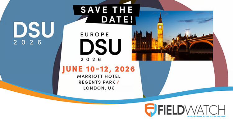 FieldWatch sponsoring and attending DSU Europe 2026 from June 10-12 in London, England