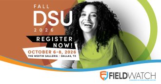 DSU Fall 2026 from October 6-8 in Dallas, Texas, sponsored by FieldWatch