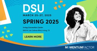 Momentum Factor sponsoring and presenting at DSU Spring 2025 in Irving, Texas.