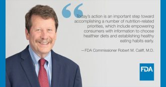 FDA Commissioner Comments on Proposed Updated Definition of Healthy Claim on Food Packaging