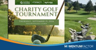 Momentum Factor sponsoring 2024 Impact Foundation Charity Golf Tournament.