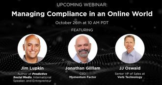 Verb Technology Webinar - Managing Compliance in an Online World
