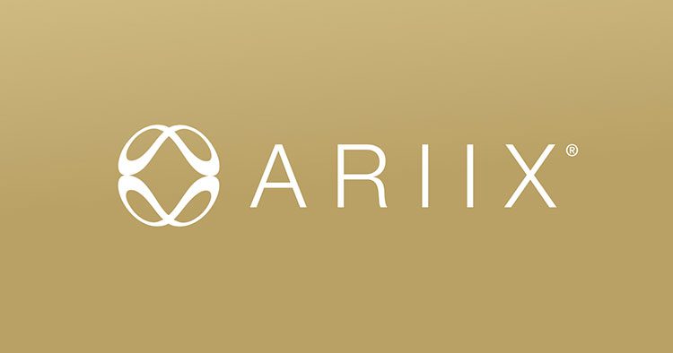 Ariix Global Logo on Gold Background